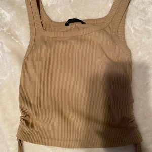 Shein drawstring crop top